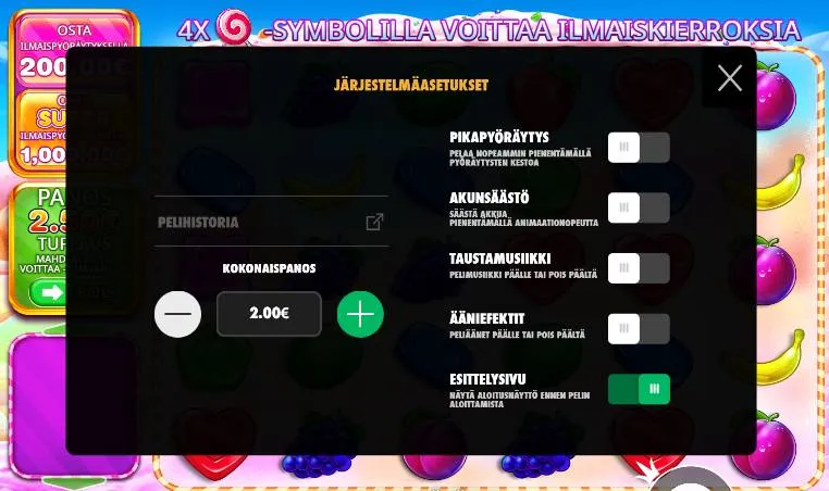 Symbolit ja voittoyhdistelmät Symbolit ja voittoyhdistelmät